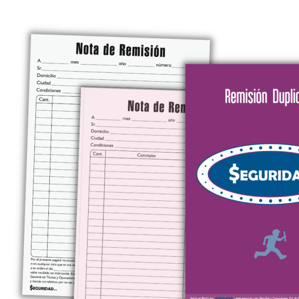 REMISION ESQUELA DUPLICADO 58H. SEGURIDAD R-5 E.150